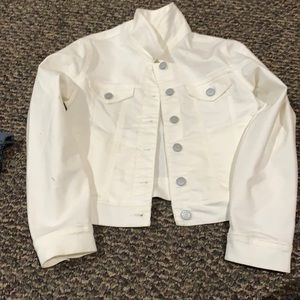 old navy white jean jacket